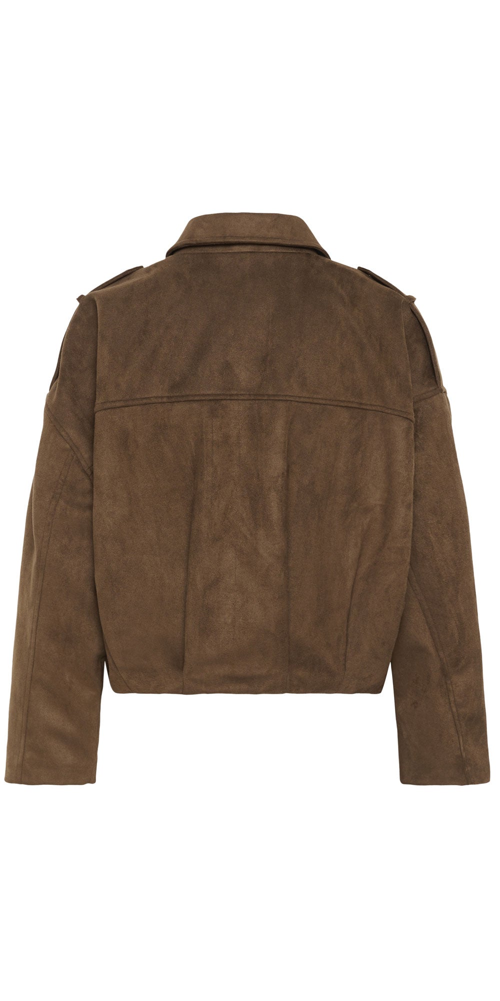 Kaffe Faux Suede Bomber Jacket