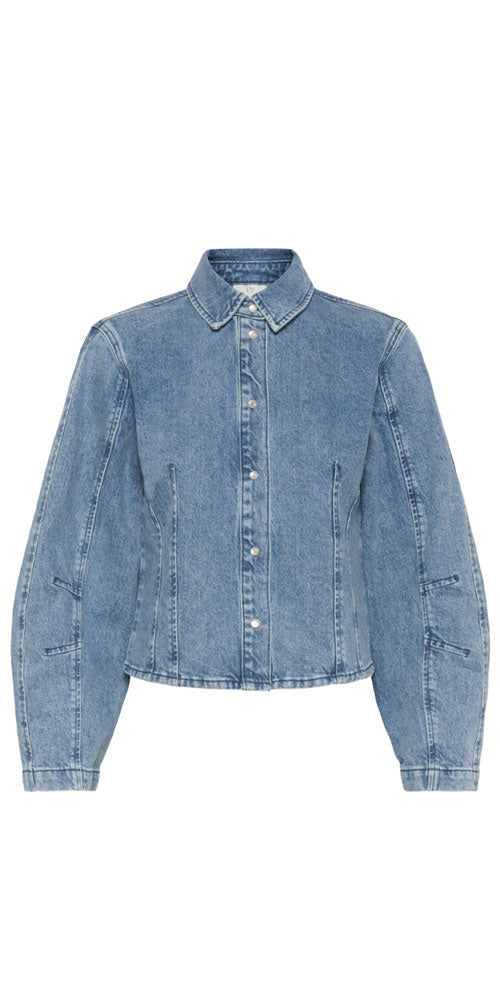 Kaffe Fitted Barrel Sleeve Shacket