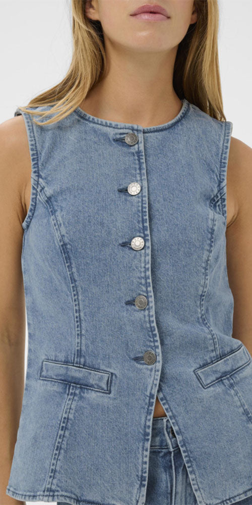 Kaffe Fitted Denim Vest