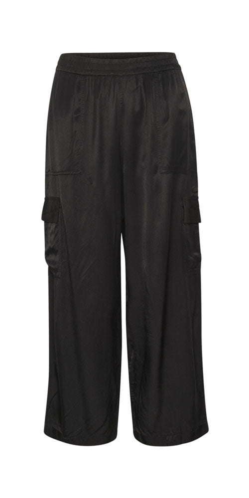 Kaffe Cropped Fluid Cargo Pants