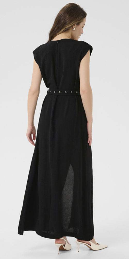 Kaffe Grommet Detail Column Dress