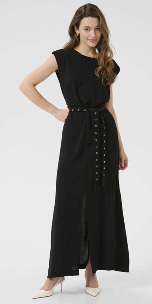 Kaffe Grommet Detail Column Dress