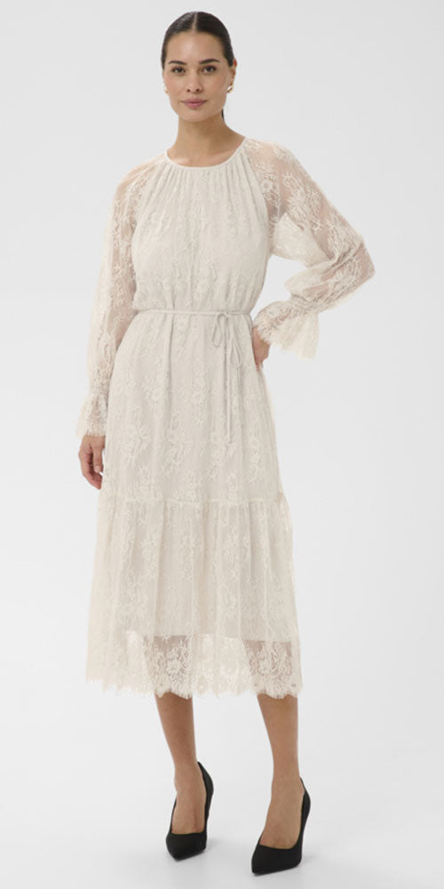 Kaffe Lace Midi Dress