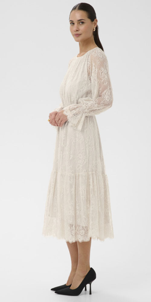 Kaffe Lace Midi Dress