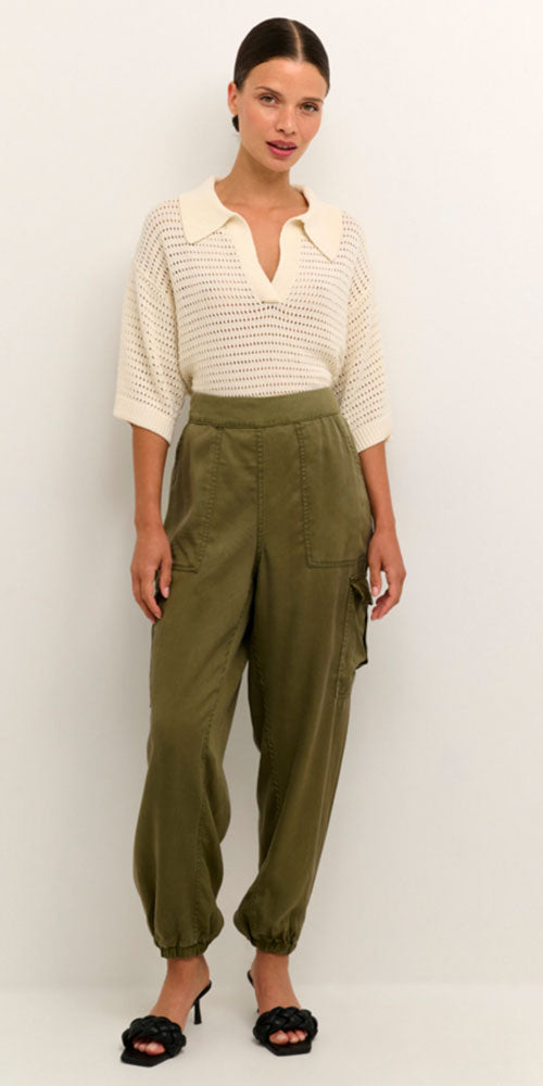 Kaffe  Lyocell Cargo Pants