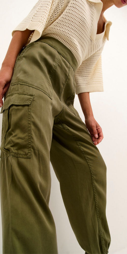 Kaffe  Lyocell Cargo Pants