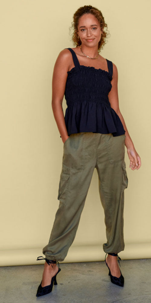 Kaffe  Lyocell Cargo Pants