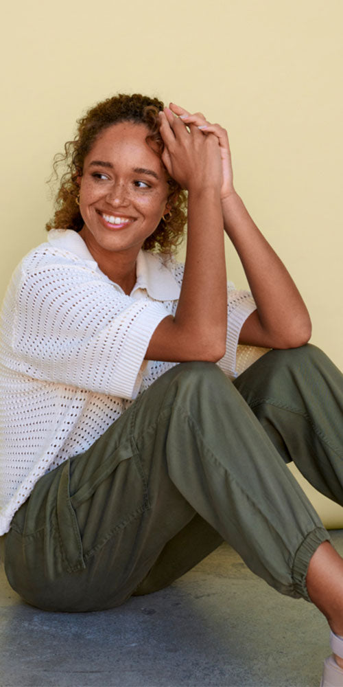 Kaffe  Lyocell Cargo Pants