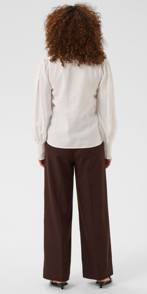 Kaffe Openwork Lace Blouse