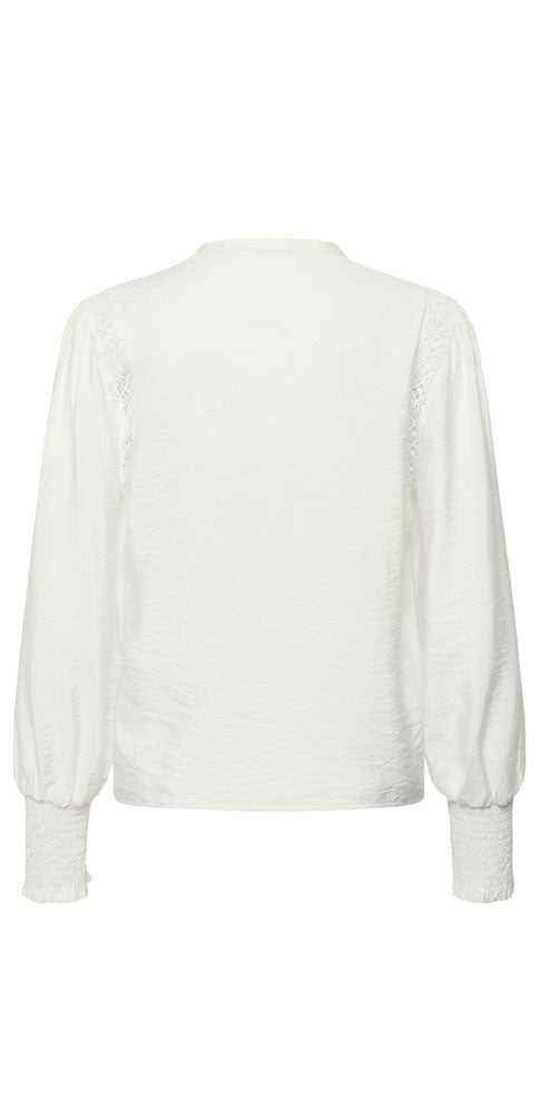 Kaffe Openwork Lace Blouse