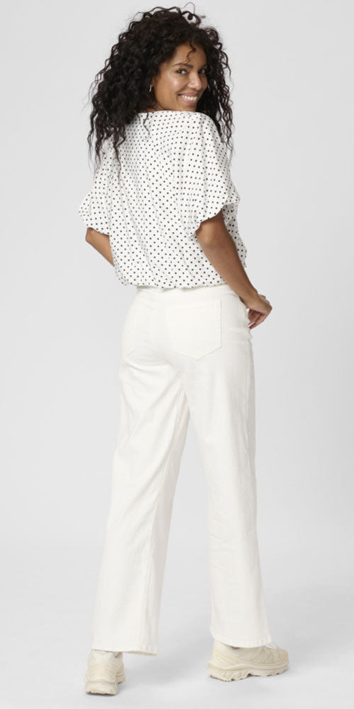 Kaffe Polka Dot Bubble Top