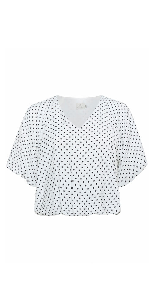 Kaffe Polka Dot Bubble Top