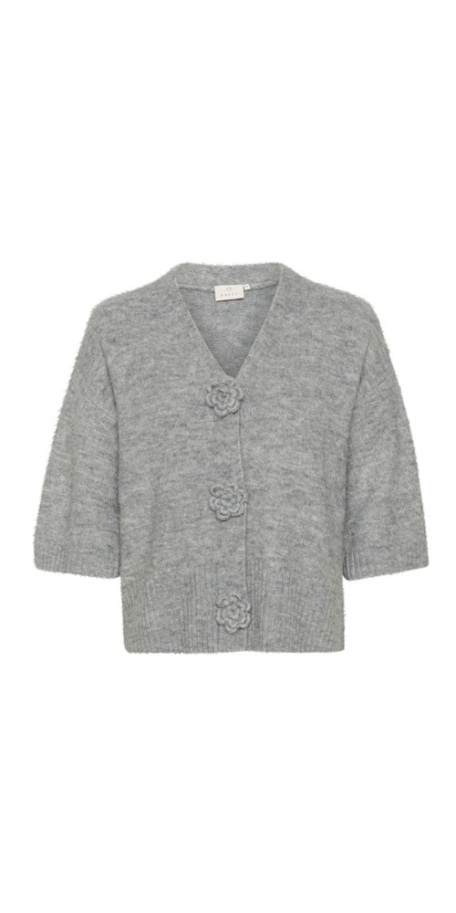Kaffe Rosette Cardy, grey