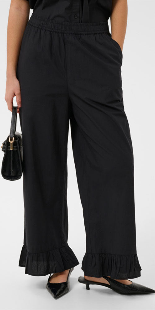 Kaffe Ruffle Hem Pants