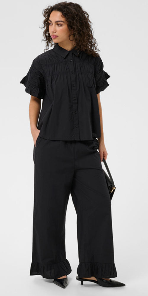 Kaffe Ruffle Hem Pants