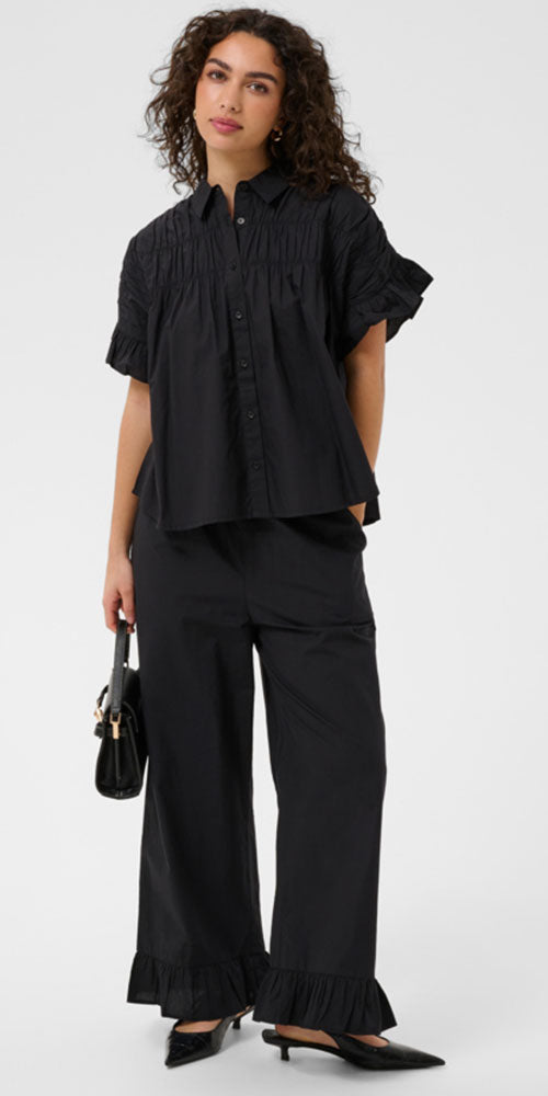 Kaffe Ruffle Hem Pants