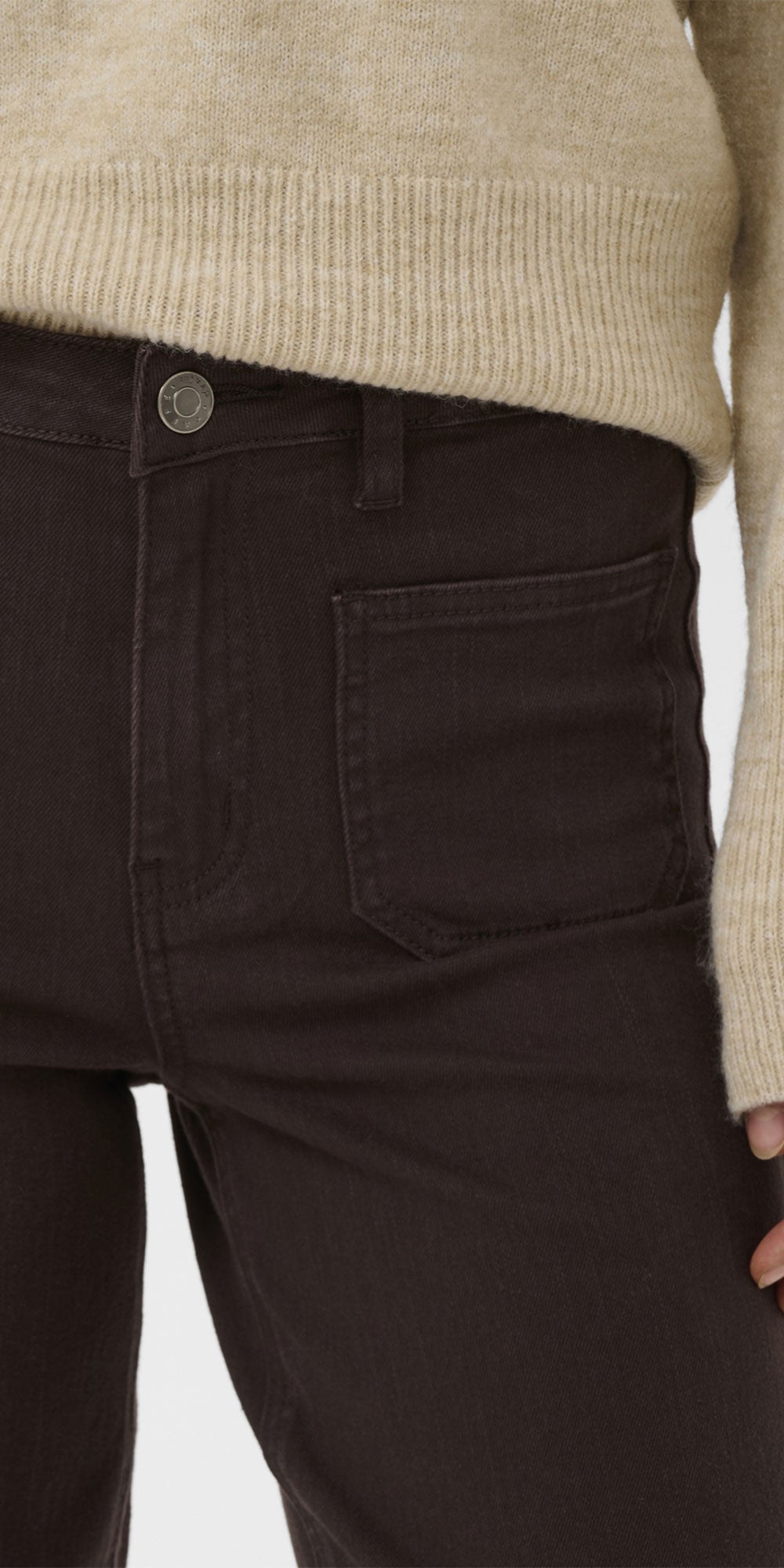 Kaffe Sailor Jeans, chocolate brown