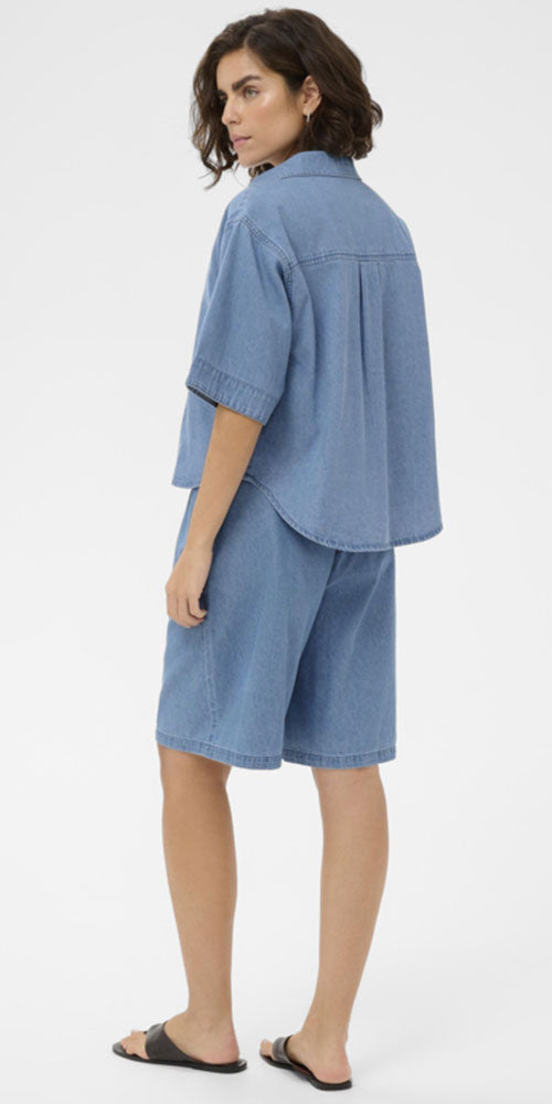 Kaffe Denim Button Up Shirt