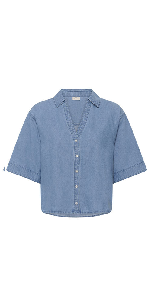 Kaffe Denim Button Up Shirt