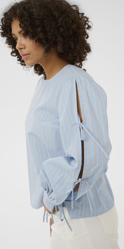 Kaffe Bow Sleeve Blouse