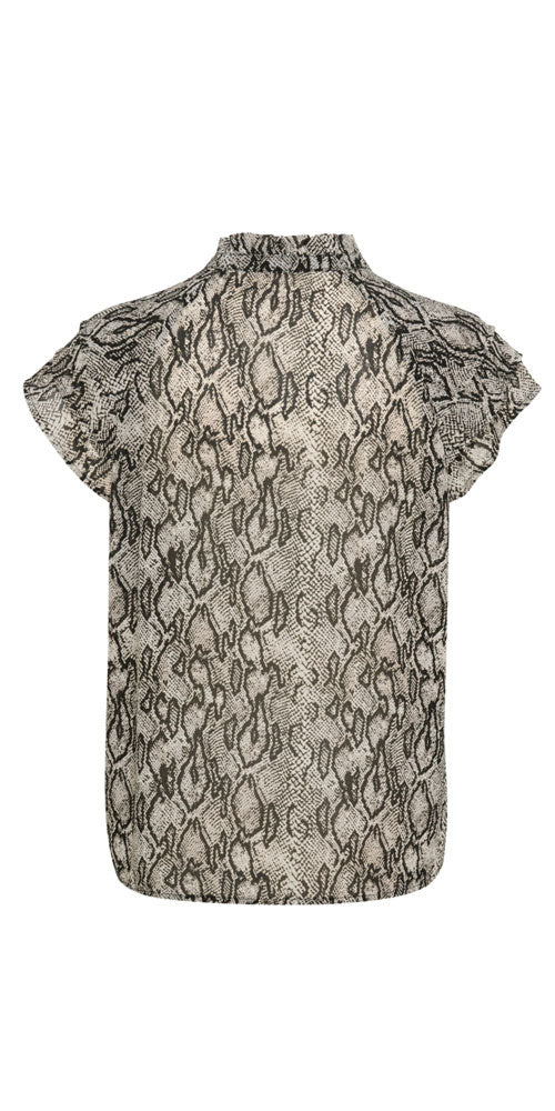 Kaffe Snake Print Blouse