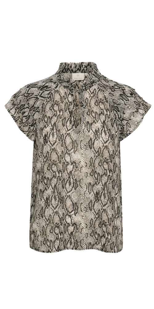 Kaffe Snake Print Blouse