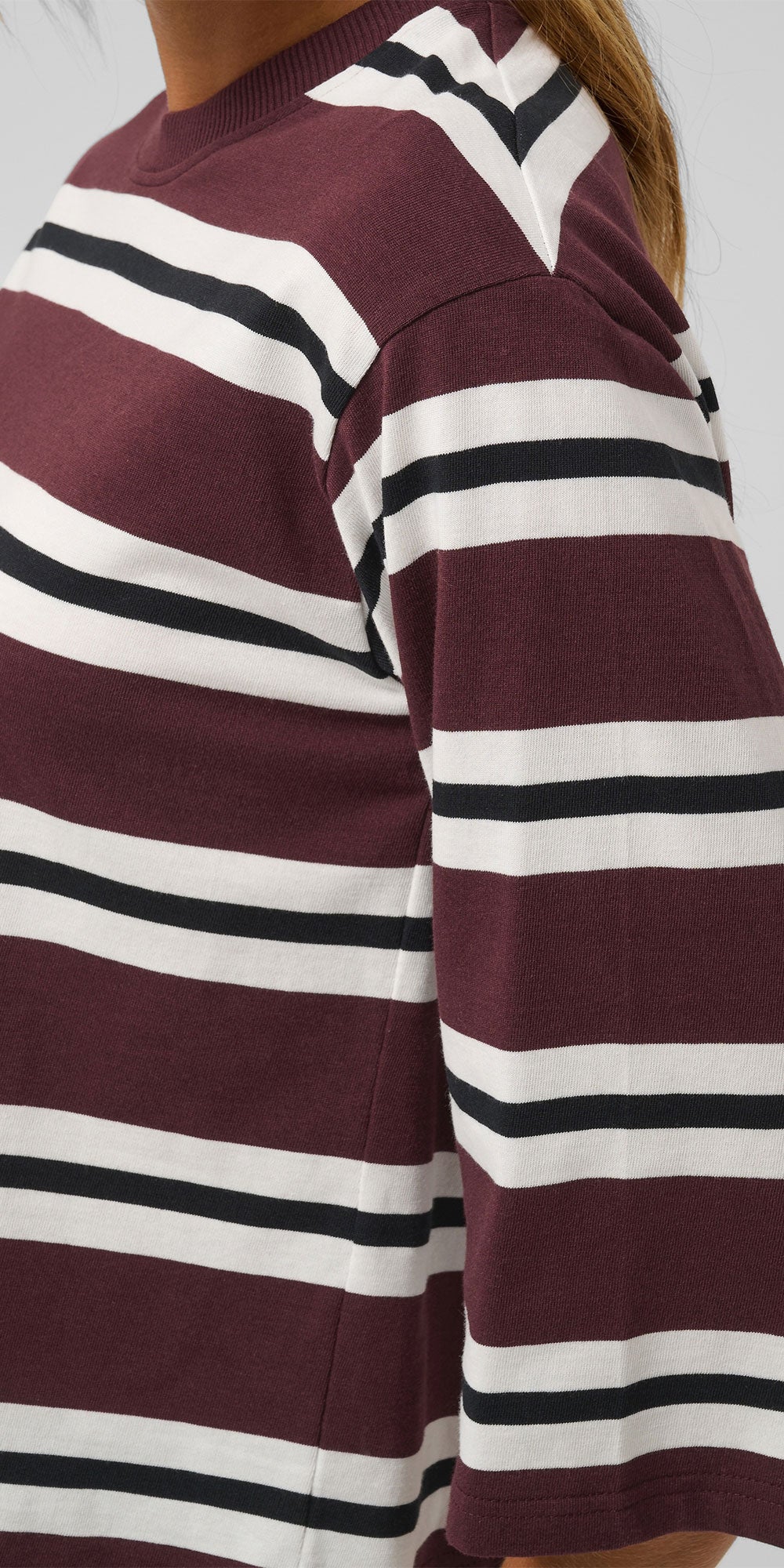 Kaffe Striped 3/4 Tee
