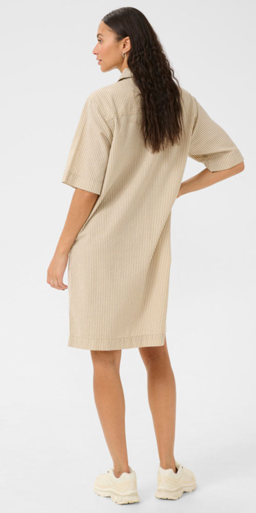 Kaffe Striped Cotton Tunic/Dress