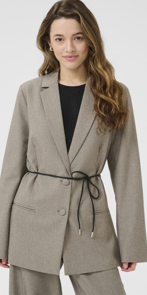 Kaffe Tie Detail Blazer