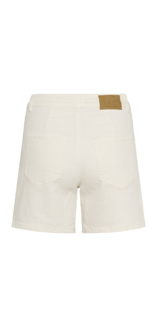 Kaffe Sailor Jean Shorts, white