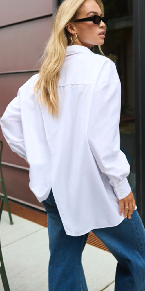 Kaffe Wrap Back Shirt