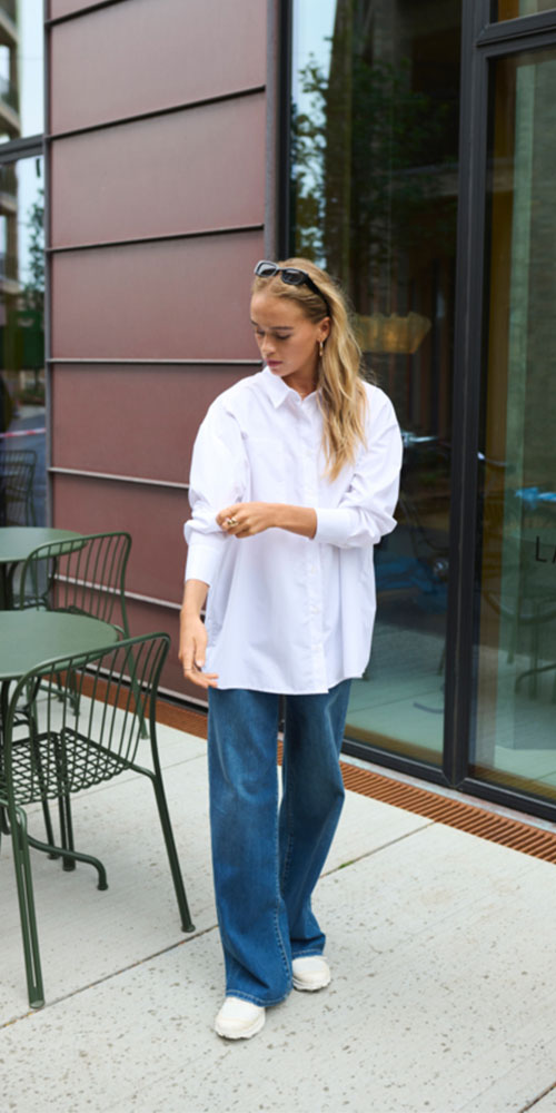 Kaffe Wrap Back Shirt