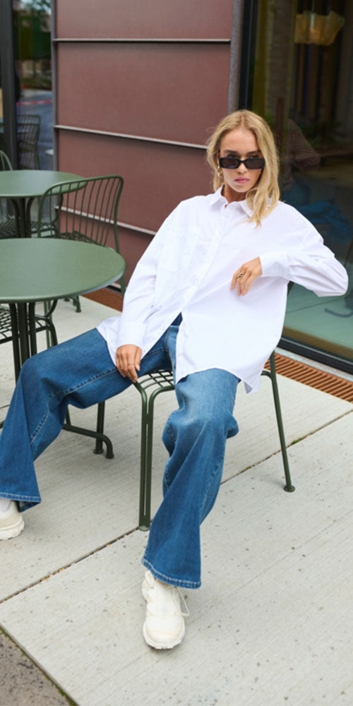 Kaffe Wrap Back Shirt