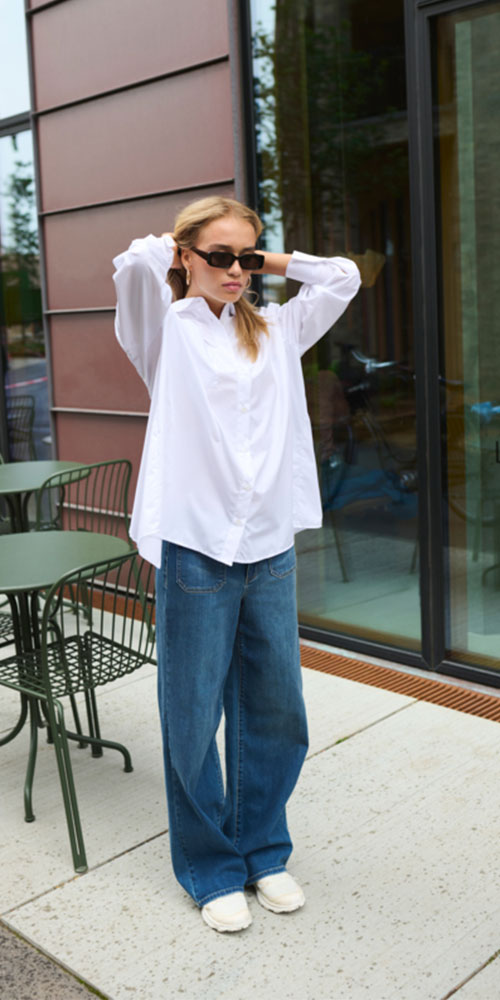 Kaffe Wrap Back Shirt
