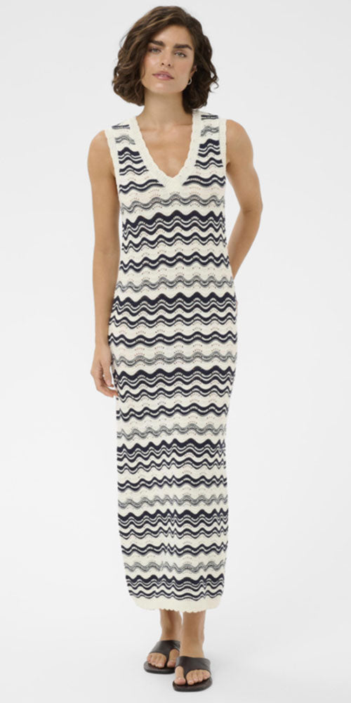 Kaffe Zig Zag Knit Dress
