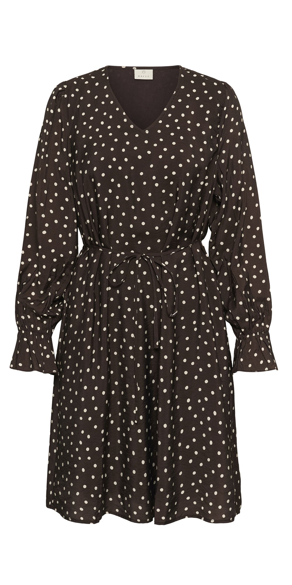 Kaffe Long Sleeved Polka Dot Dress