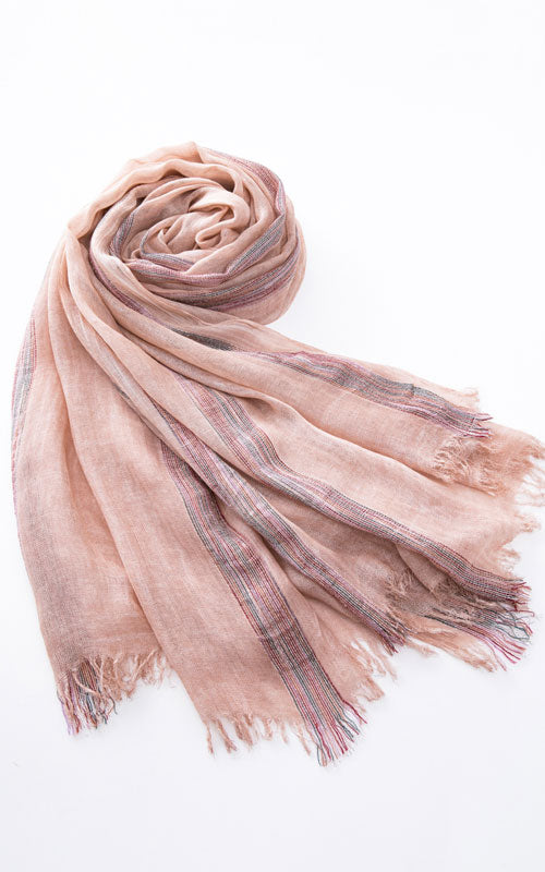 Lightweight Travel Scarf, pink