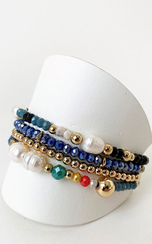 Multi-Coloured Stretch Bracelet