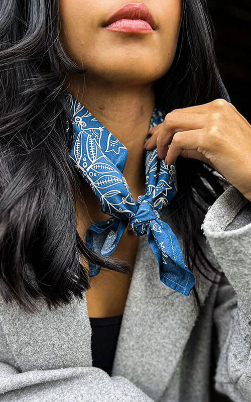 Solstice Bandana, night blue