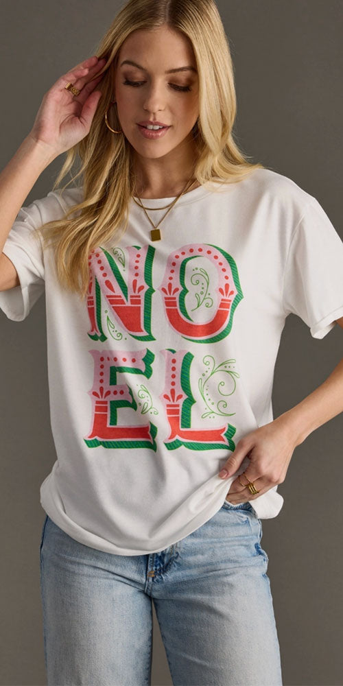 Noel Letter T-shirt