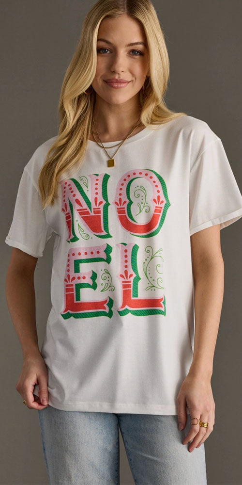 Noel Letter T-shirt