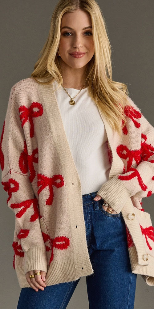 Oversized Bow Cardy