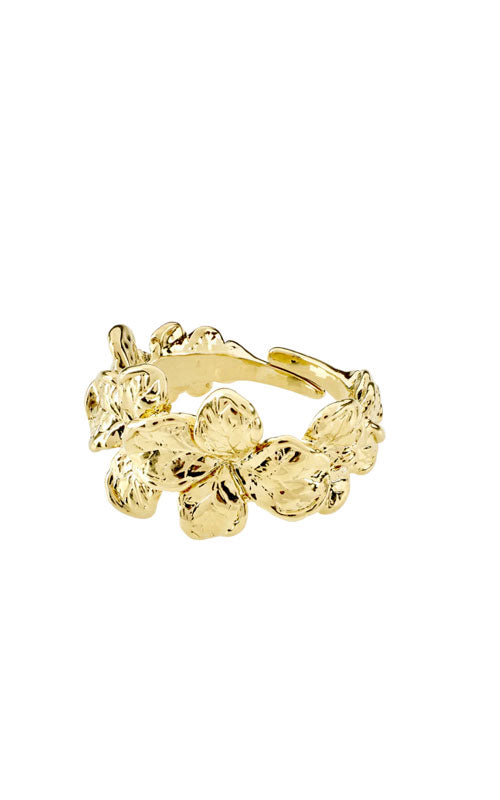 Pilgrim Echo Recycled Ring, gold