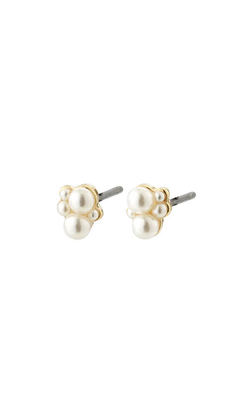 Pilgrim ALAYAH Freshwater Pearls Stud Earrings, Gold