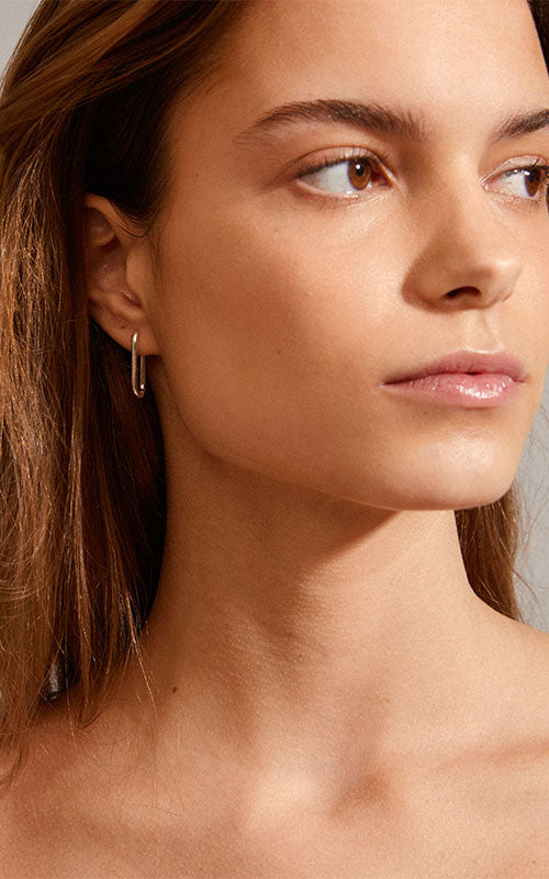 Pilgrim MICHALINA recycled earrings, silver