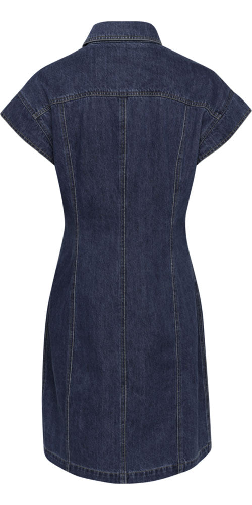 Saint Tropez Denim Cap Sleeve Dress