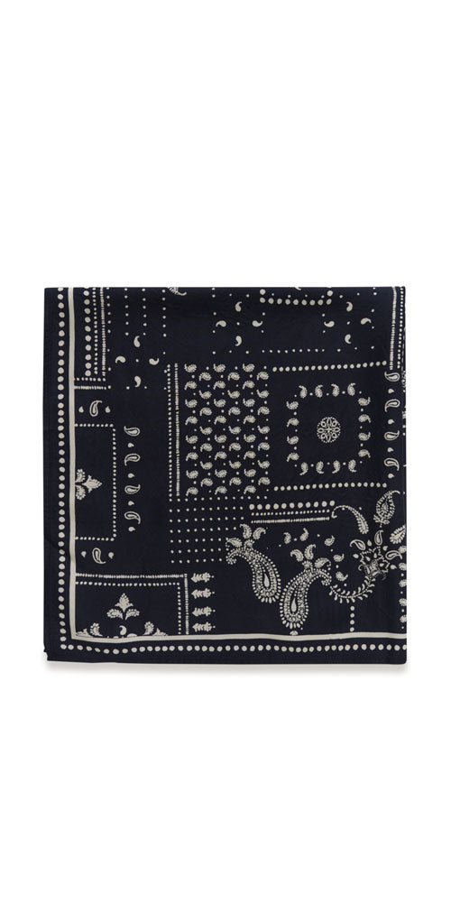 Saint Tropez Bandana Scarf, midnight navy