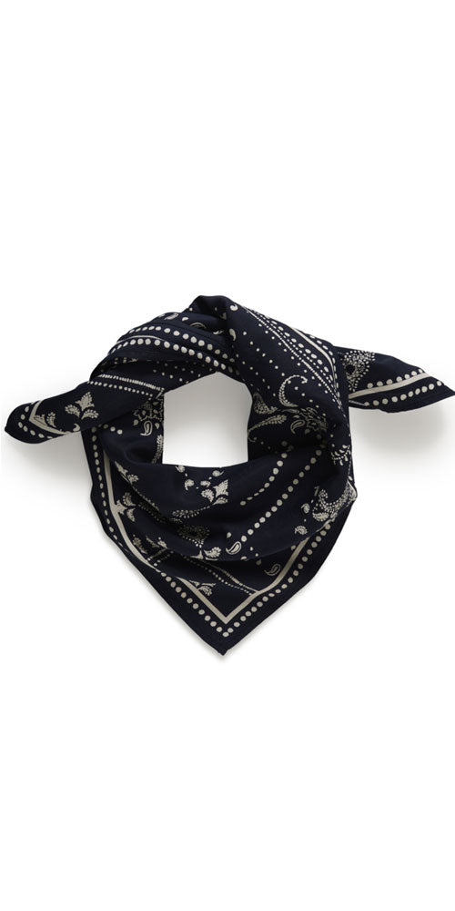 Saint Tropez Bandana Scarf, midnight navy