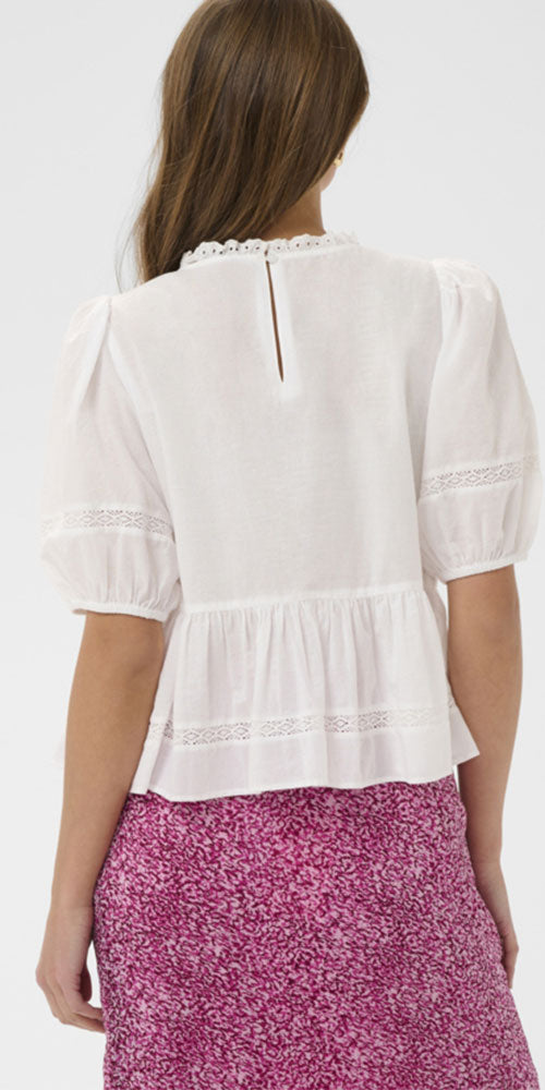 Saint Tropez Dainty Peplum Blouse
