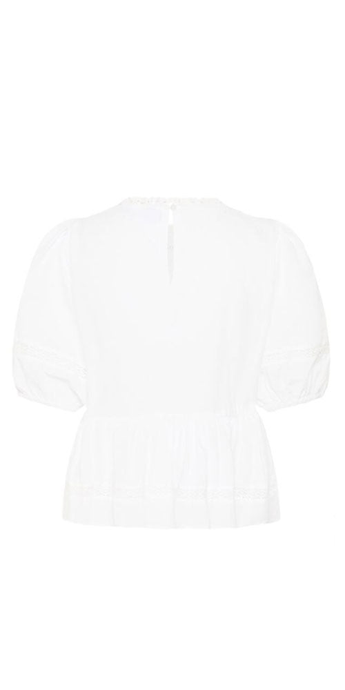 Saint Tropez Dainty Peplum Blouse